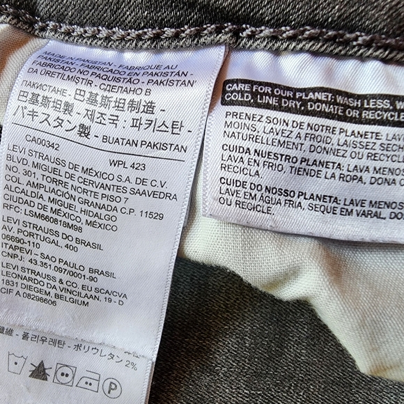 Levi's Skinny High Waist Jeans EUC - Picture 7 of 7